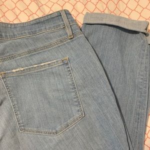 Loft plus size cropped jeans.